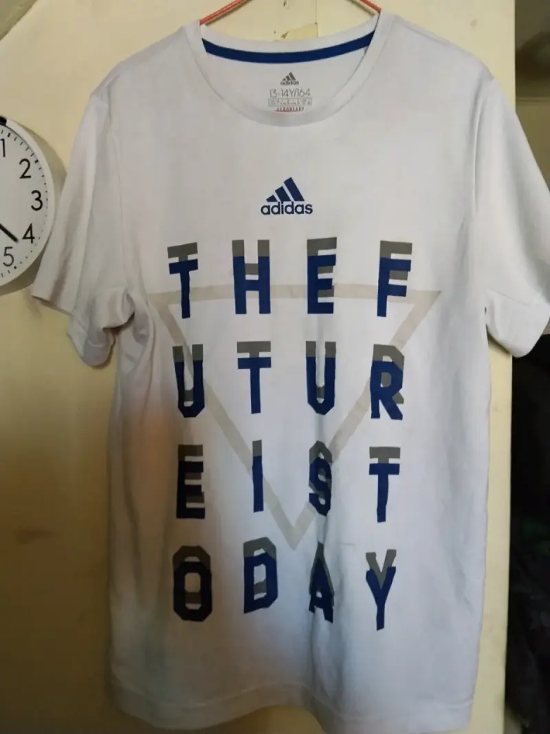 Polera Adidas AEROREADY Blanca Juvenil - 2