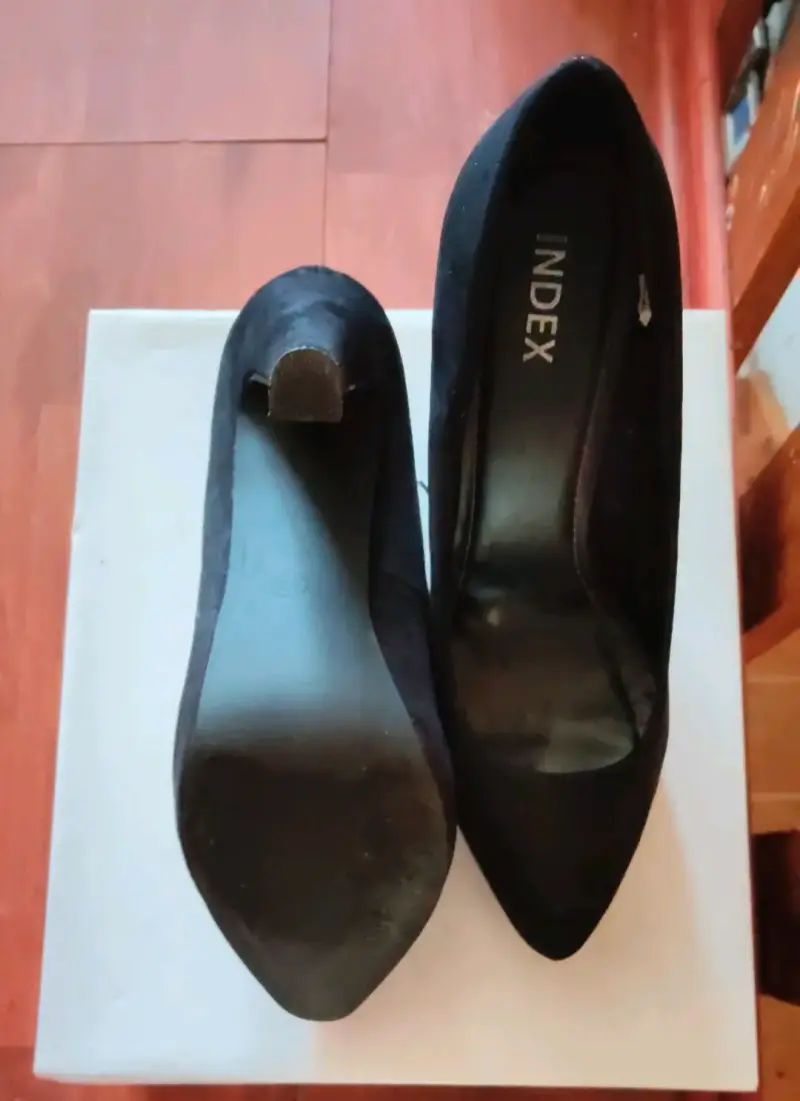 Zapatos de Tacón Alto Negros Index - 3
