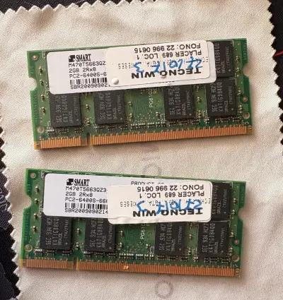 Memorias RAM 2GB DDR2 Smart Samsung - miniatura 1
