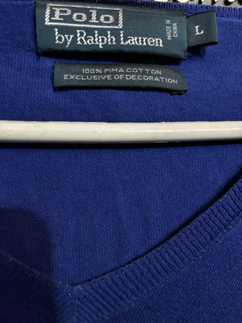 Suéter azul Polo Ralph Lauren de algodón pima - 2