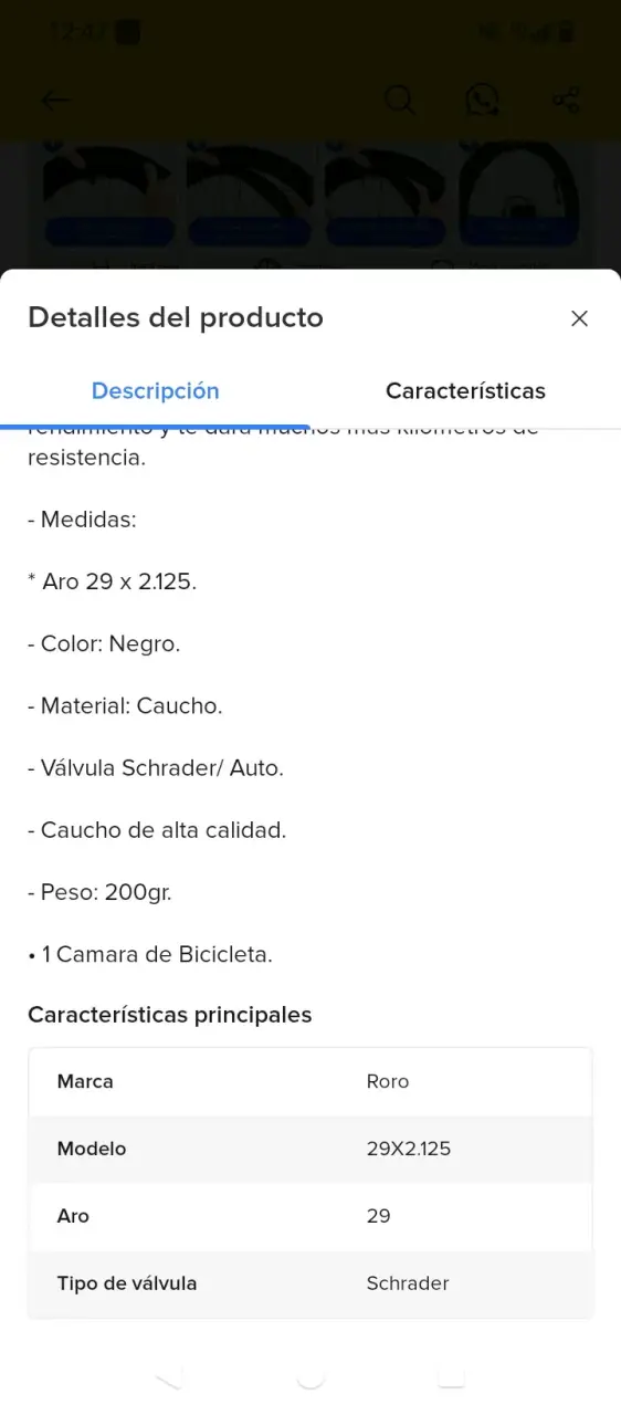 Cámara de Aire para Bicicleta 29'' Toolmak - 6