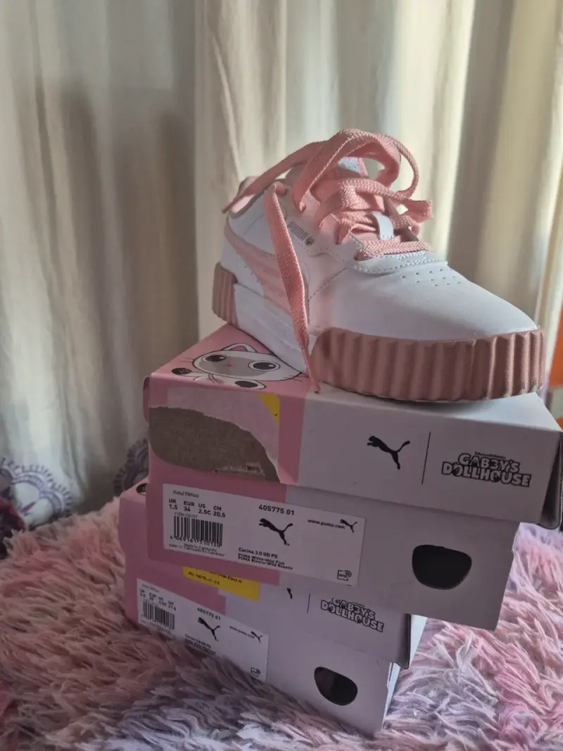 Zapatillas infantiles Puma Gaby's Dollhouse rosadas - 1