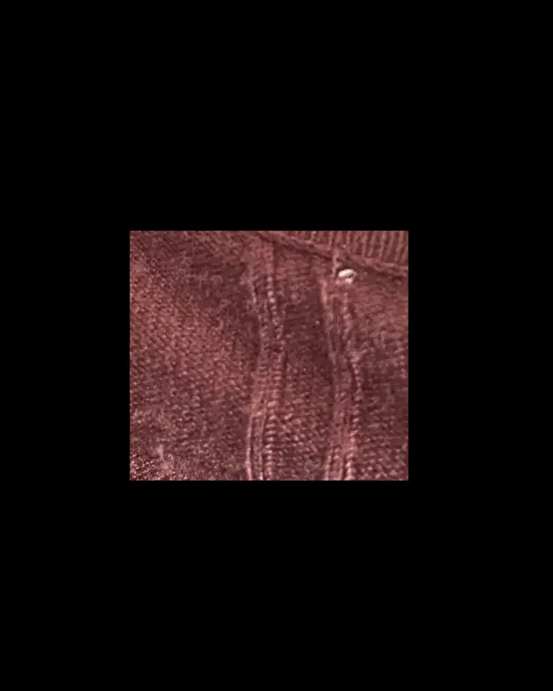 Cardigan de punto morado talla S-M - 2