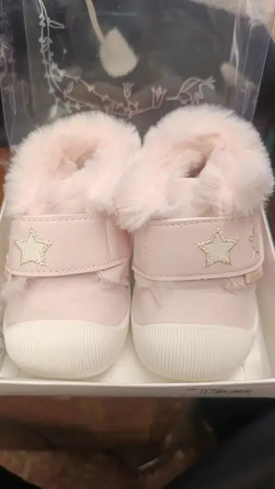 Zapatos de bebé rosados Ficcus para pre andante - miniatura 1