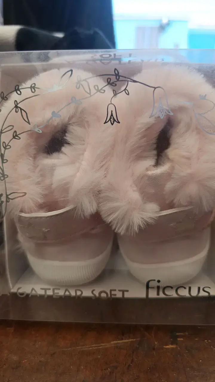 Zapatos de bebé rosados Ficcus para pre andante - 2