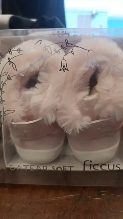 Zapatos de bebé rosados Ficcus para pre andante - miniatura 2