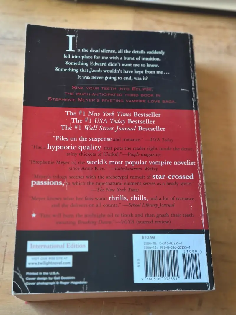 Eclipse de Stephenie Meyer en Inglés - 2