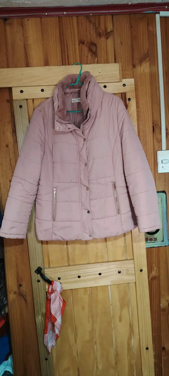 Abrigo acolchado rosa para mujer Sfera XL - 3