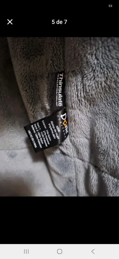 Abrigo largo gris Doite para mujer - miniatura 4