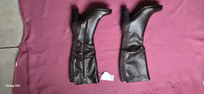 Botas de cuero marrón Via Rosmini talla 39 - miniatura 2