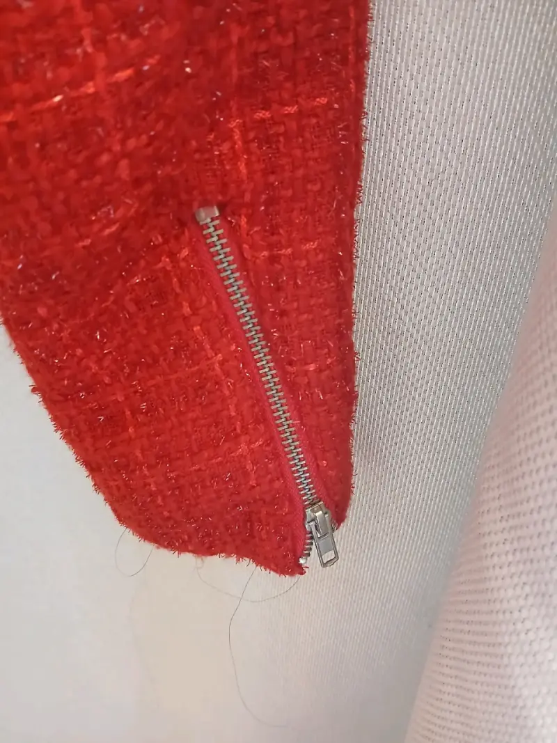 Blazer rojo con cierres Nicopoly - 3