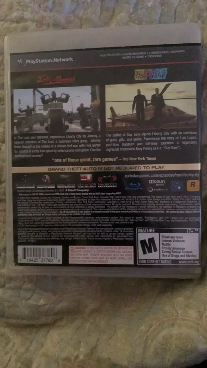 Juego PS3 Grand Theft Auto Episodes From Liberty - 2