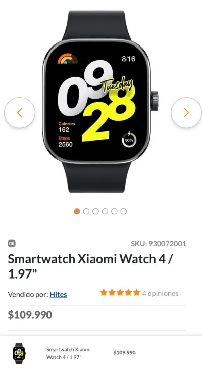 Reloj Inteligente Xiaomi Redmi Watch 4 - miniatura 5