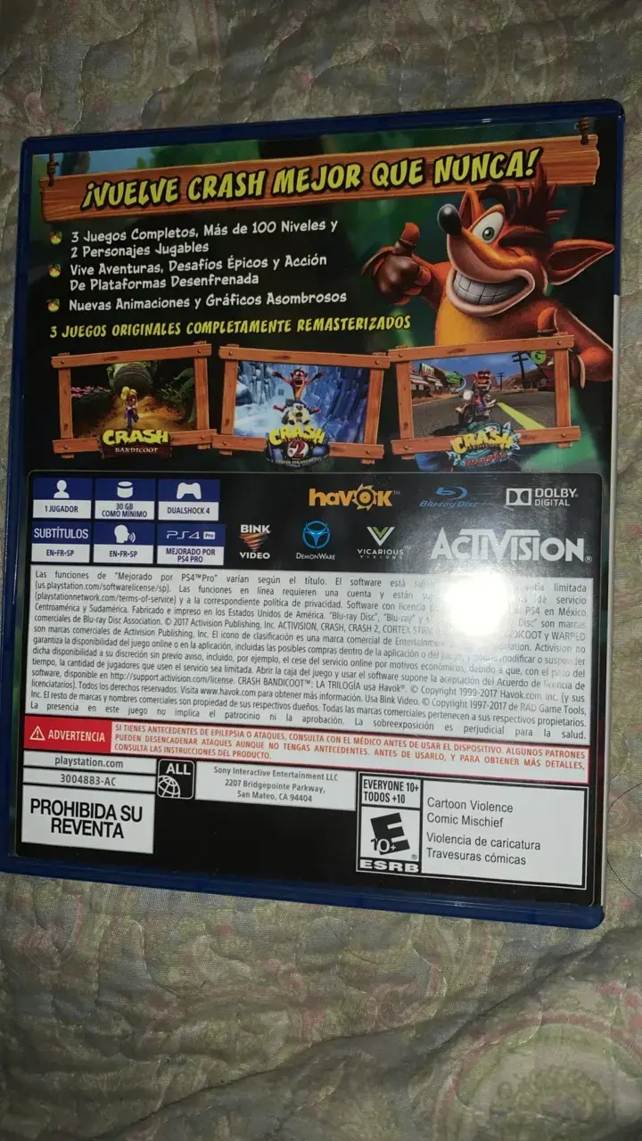 Crash Bandicoot N. Sane Trilogy para PS4 - 2