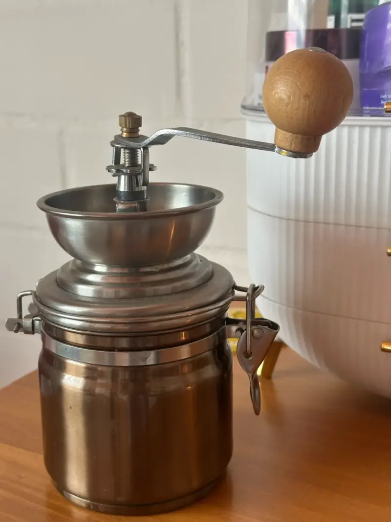 Molino manual de café en acero inoxidable - 1
