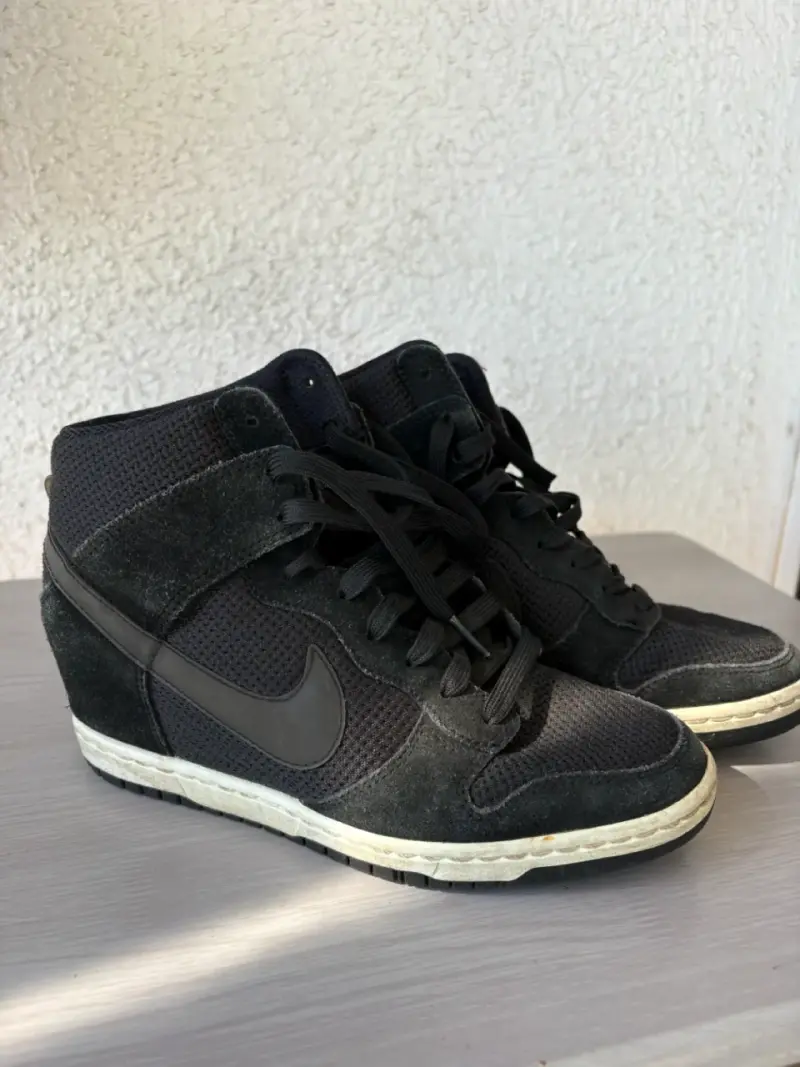 Zapatillas negras de caña alta Nike - 3