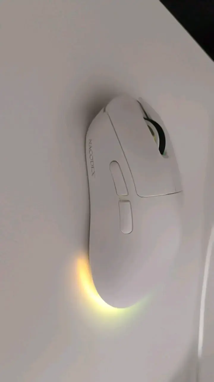 Mouse inalámbrico Nacodex blanco con luz LED - 3
