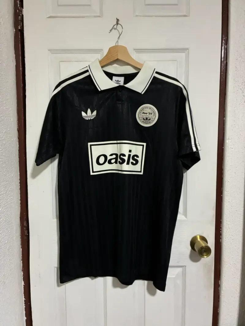 Camiseta Negra Adidas Oasis Live 25 Réplica L - 1