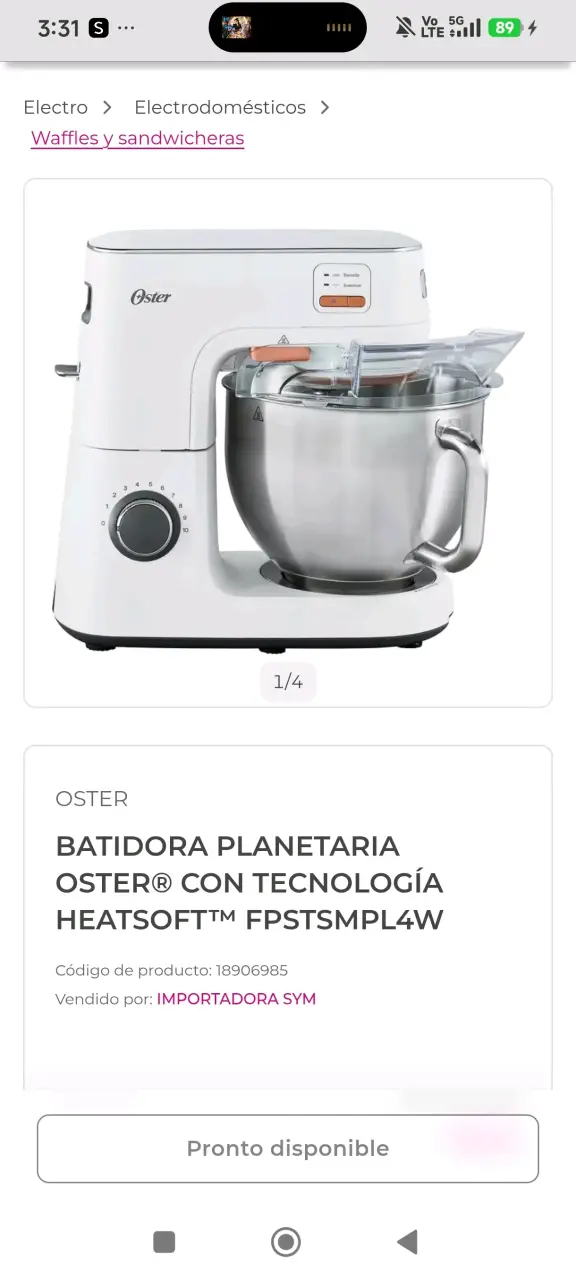 Batidora Planetaria Oster HeatSoft 5.2L - 1