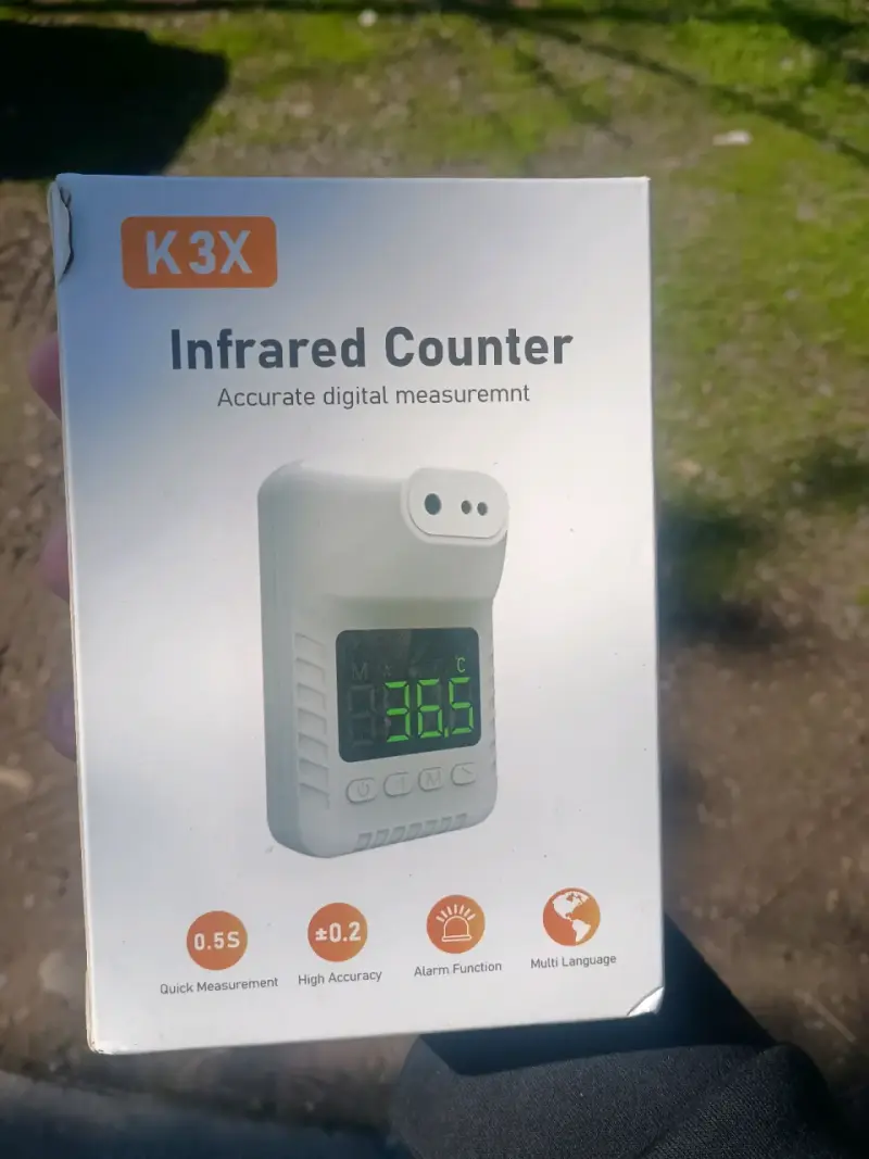 Termómetro Infrarrojo Digital K3X con Alarma nuevo - 2