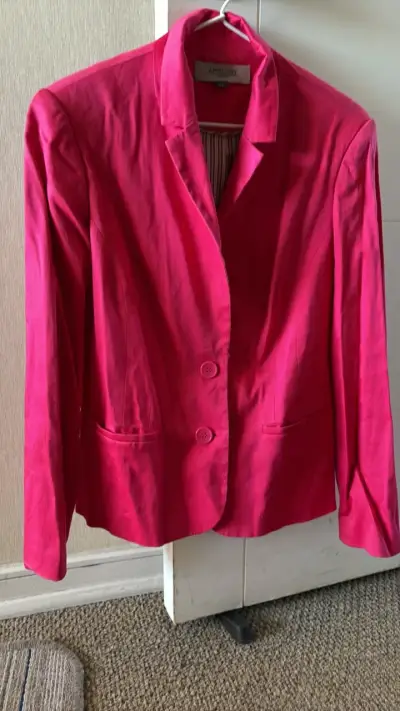 Blazer fucsia mujer Apology elegante - miniatura 2