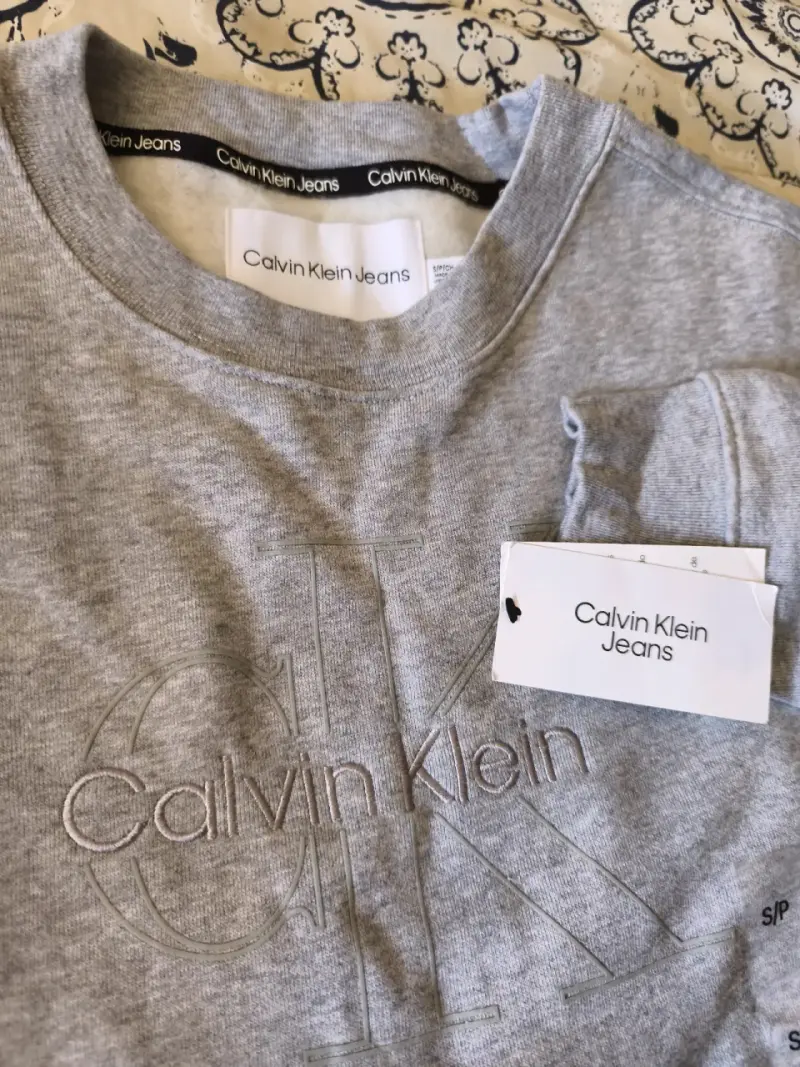 Polerón gris Calvin Klein Jeans para mujer - 2