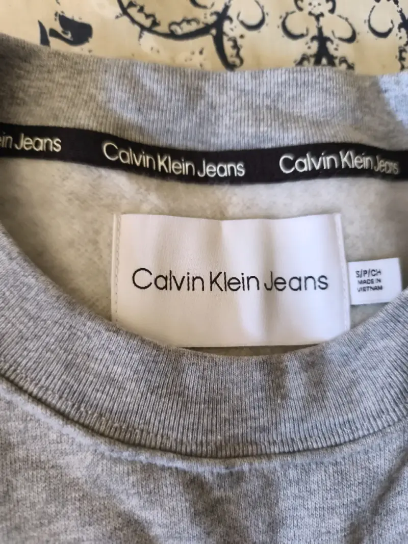 Polerón gris Calvin Klein Jeans para mujer - 3