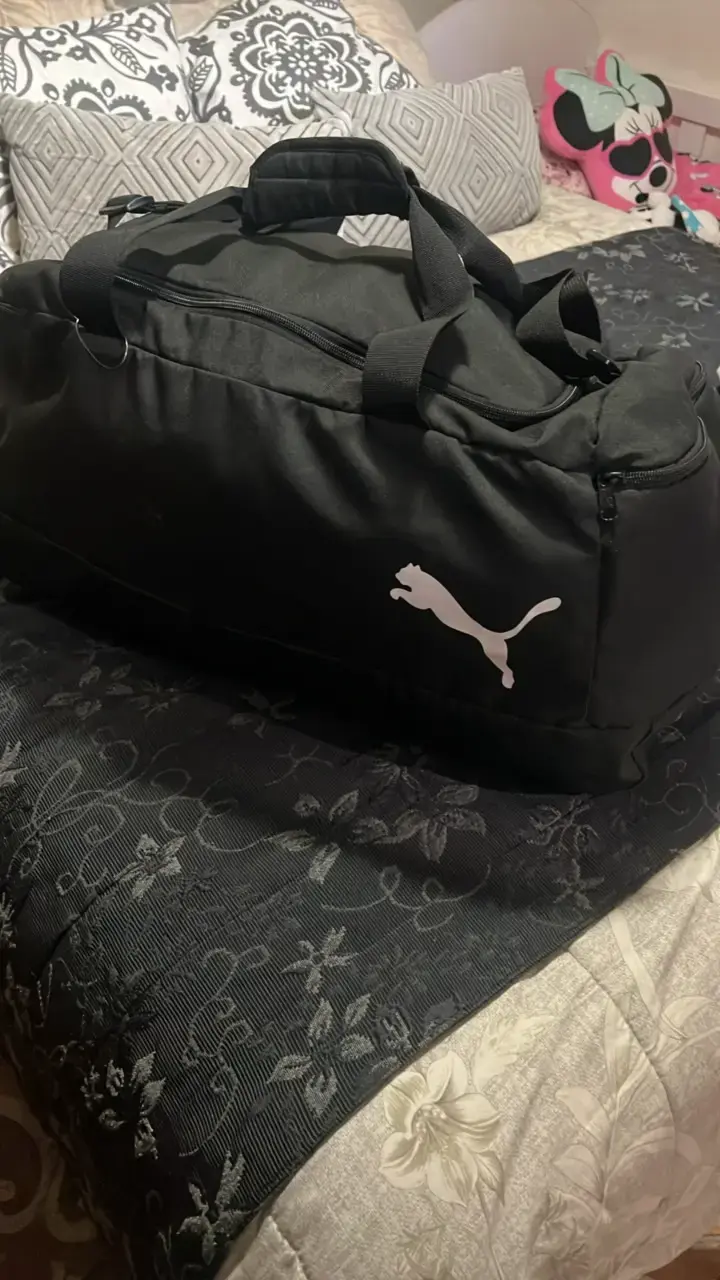 Bolso deportivo negro Puma grande