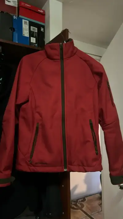 Chaqueta Columbia Titanium roja para mujer - miniatura 1