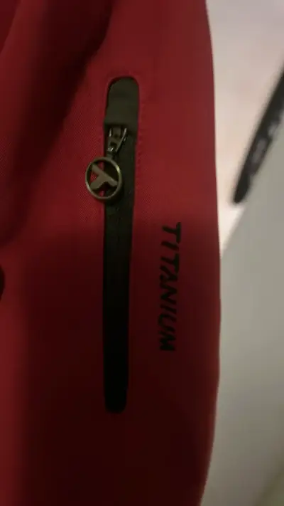 Chaqueta Columbia Titanium roja para mujer - miniatura 3