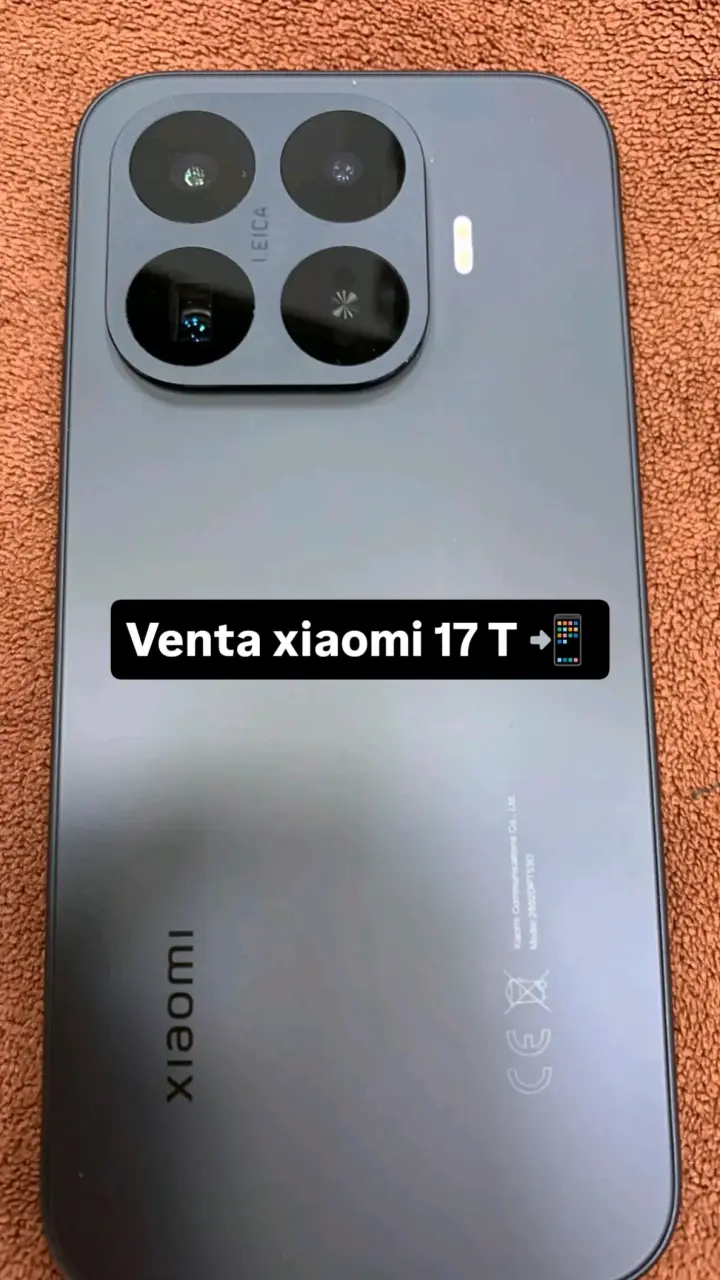 Smartphone Xiaomi 17 T con cámara Leica