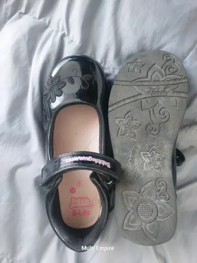 Zapatos escolares negros Bubblegummers para niña - miniatura 2