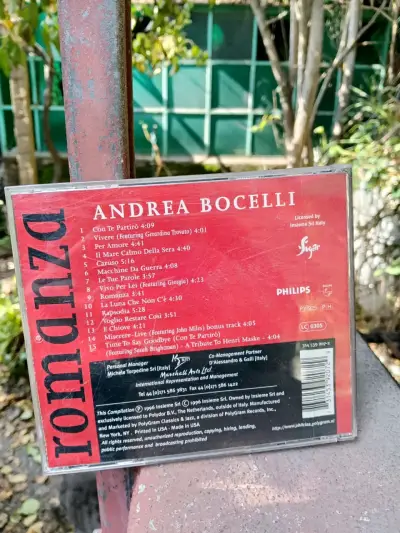 CD Andrea Bocelli Romanza en buen estado - miniatura 3