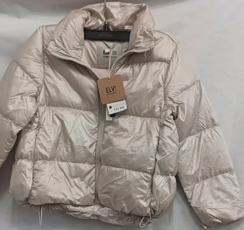 Chaqueta acolchada beige talla 8