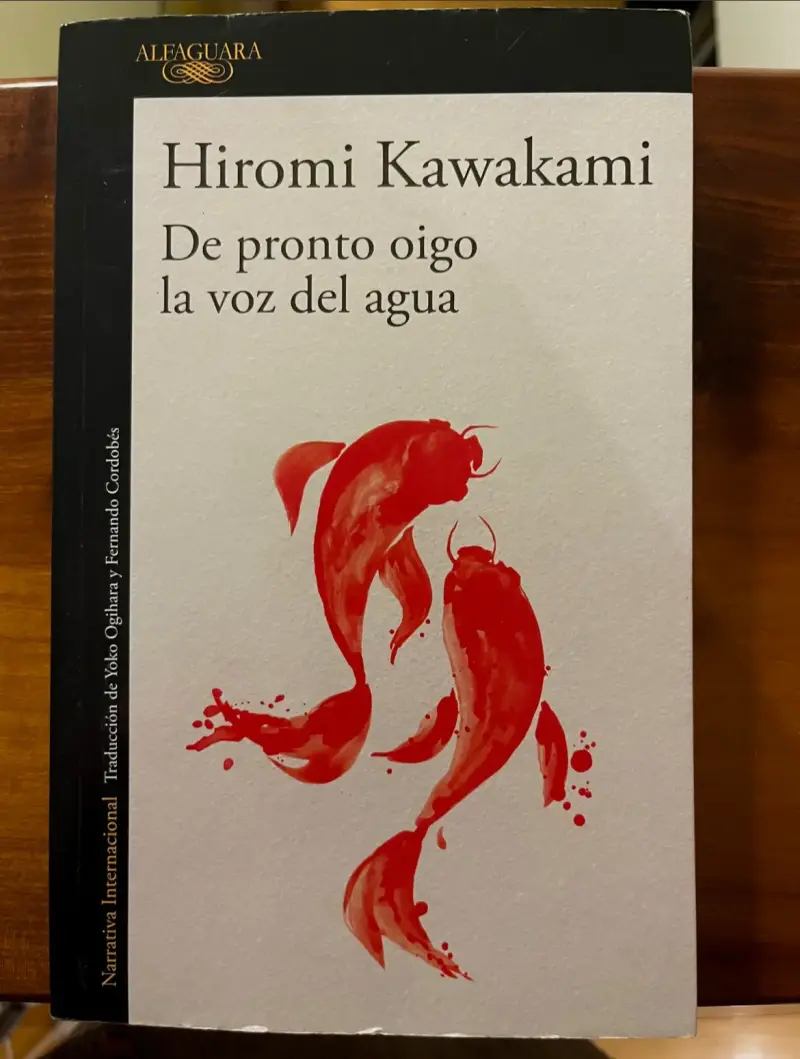 Libro 'De pronto oigo la voz del agua' de Hiromi Kawakami - 2