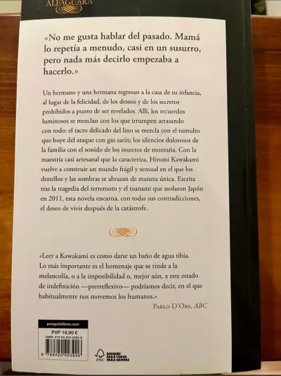 Libro 'De pronto oigo la voz del agua' de Hiromi Kawakami - miniatura 6