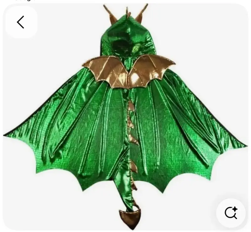 Disfraz de dragón verde para niños - 5