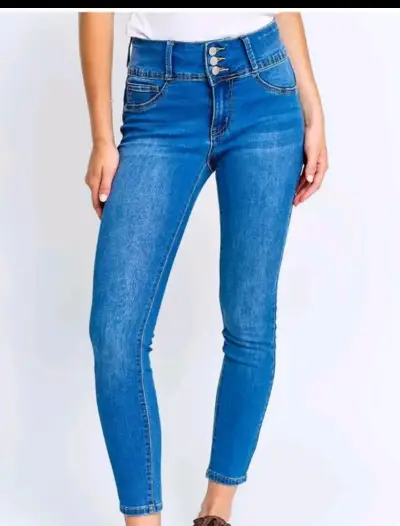 Jeans ajustados azules Tyra talla 44 - miniatura 2