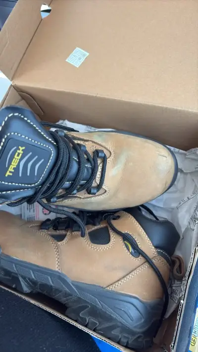 Botas de seguridad Trek marrón con puntera reforz - miniatura 3