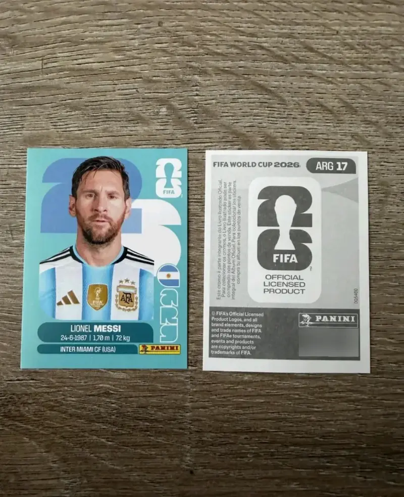 Lámina Panini FIFA World Cup 2026 edición especial - 2