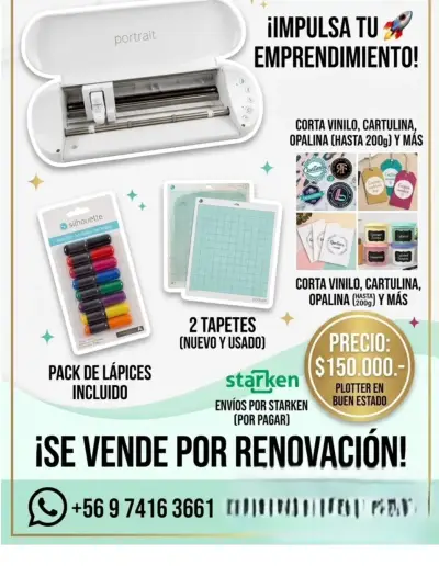 Plotter de Corte Silhouette Portrait con Accesorios - miniatura 1