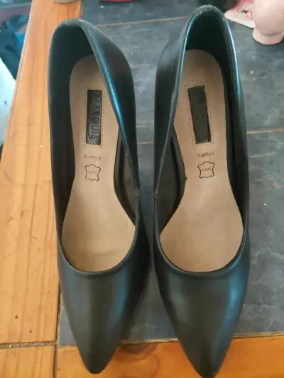 Zapatos de cuero negro Marquis para mujer - miniatura 1