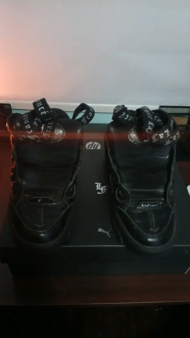 Zapatillas negras Puma La Francé - 5