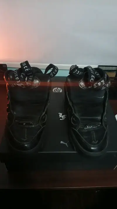 Zapatillas negras Puma La Francé - miniatura 5