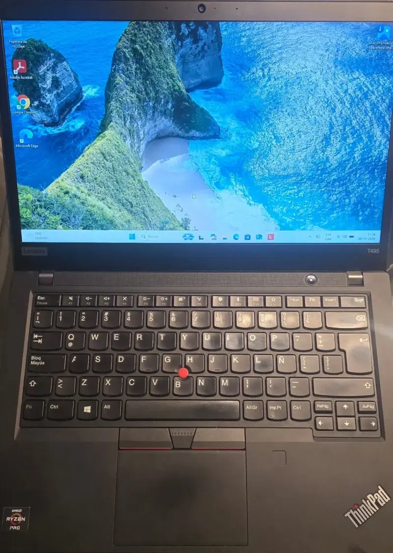 Laptop Lenovo ThinkPad T495 con AMD Ryzen - 3