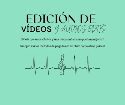 Servicio de Edición de Videos y Audios - miniatura 1