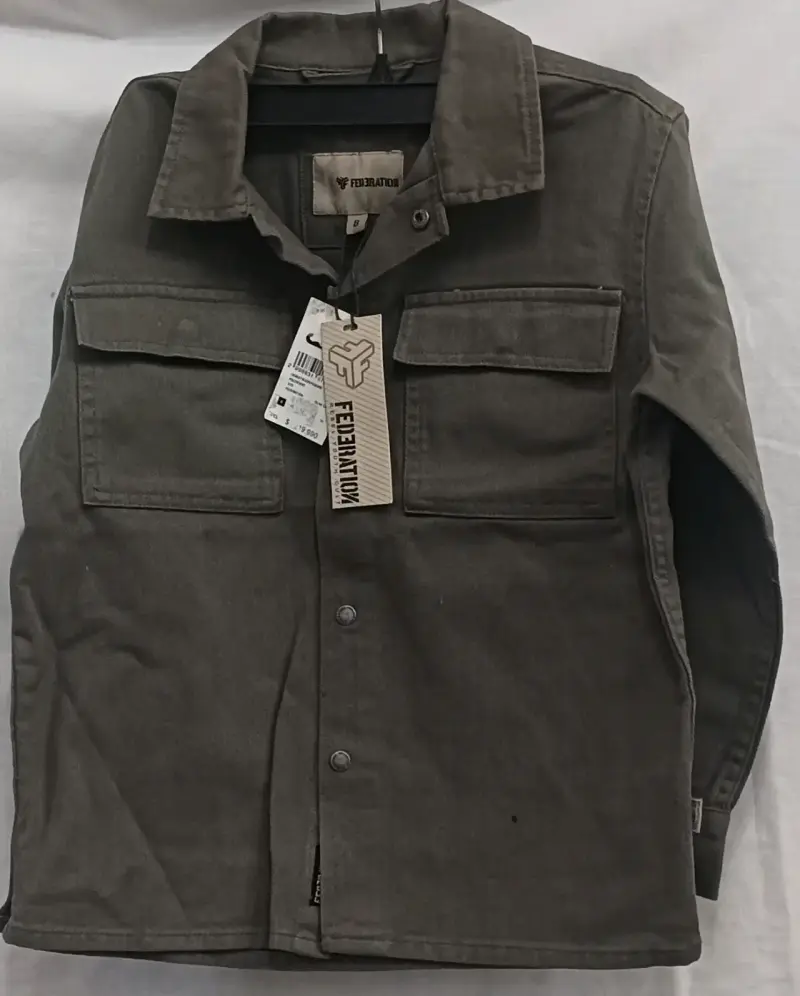 Chaqueta verde militar Federation para hombre