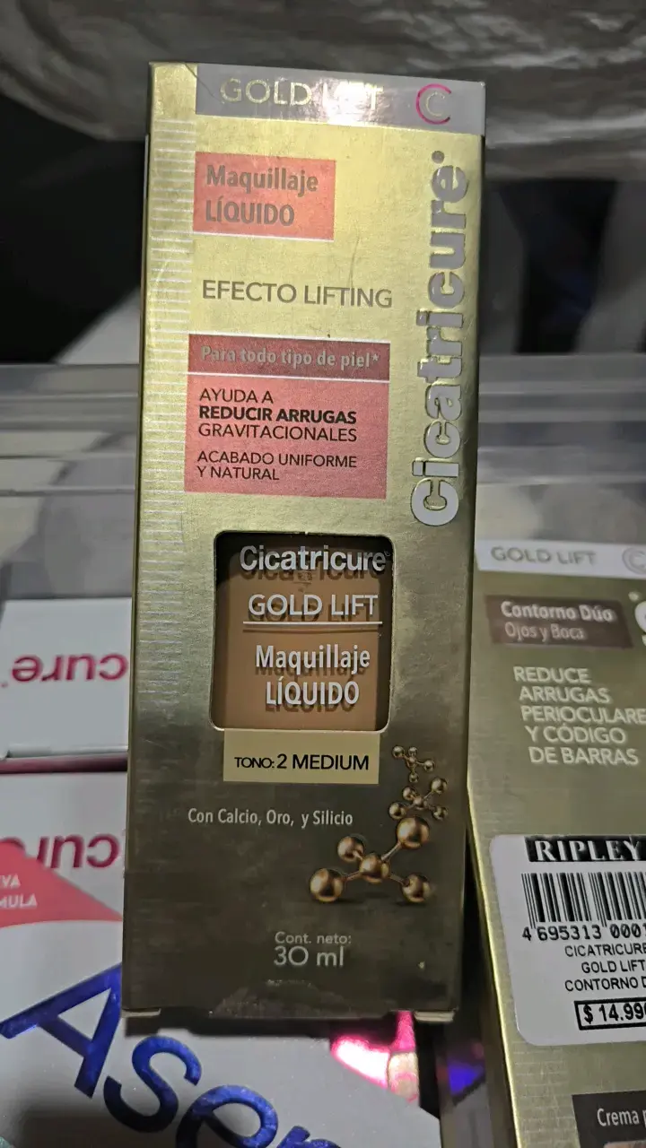 Maquillaje Líquido Cicatricure Gold Lift Tono 2 Medium