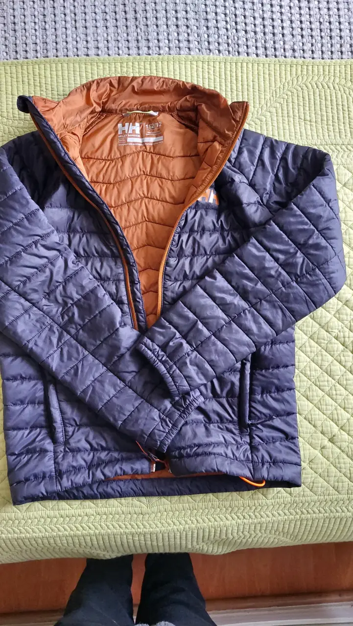 Chaqueta acolchada Helly Hansen azul y naranja - 1