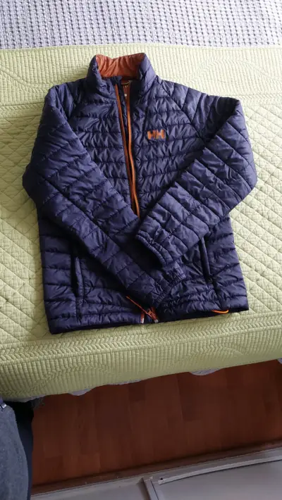 Chaqueta acolchada Helly Hansen azul y naranja - miniatura 2